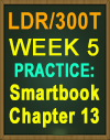 LDR/300T Innovative Leadership Week 5 Smartbook Chapter 13